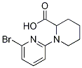 6'-Bromo-3,4,5,6-tetrahydro-2H-[1,2']bipyridinyl-2-carboxylic acid Struktur