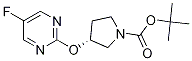 (R)-3-(5-Fluoro-pyrimidin-2-yloxy)-pyrrolidine-1-carboxylic acid tert-butyl ester Struktur