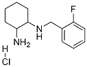 N-(2-Fluoro-benzyl)-cyclohexane-1,2-diamine hydrochloride Struktur