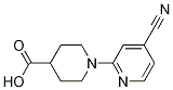 4'-Cyano-3,4,5,6-tetrahydro-2H-[1,2']bipyridinyl-4-carboxylic acid Struktur