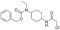 (1R,4R)-[4-(2-Chloro-acetylaMino)-cyclohexyl]-ethyl-carbaMic acid benzyl ester Struktur