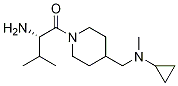 (S)-2-AMino-1-{4-[(cyclopropyl-Methyl-aMino)-Methyl]-piperidin-1-yl}-3-Methyl-butan-1-one Struktur