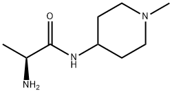 (S)-2-AMino-N-(1-Methyl-piperidin-4-yl)-propionaMide Struktur