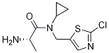 (S)-2-AMino-N-(2-chloro-thiazol-5-ylMethyl)-N-cyclopropyl-propionaMide Struktur