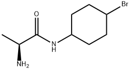 (S)-2-AMino-N-(4-broMo-cyclohexyl)-propionaMide Struktur