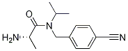 (S)-2-AMino-N-(4-cyano-benzyl)-N-isopropyl-propionaMide Struktur