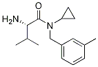 (S)-2-AMino-N-cyclopropyl-3-Methyl-N-(3-Methyl-benzyl)-butyraMide Struktur