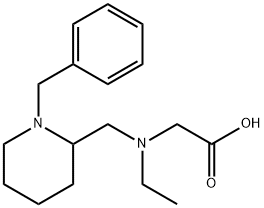 [(1-Benzyl-piperidin-2-ylMethyl)-ethyl-aMino]-acetic acid Struktur