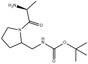 [1-((S)-2-AMino-propionyl)-pyrrolidin-2-ylMethyl]-carbaMic acid tert-butyl ester Struktur