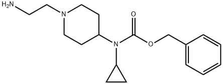 [1-(2-AMino-ethyl)-piperidin-4-yl]-cyclopropyl-carbaMic acid benzyl ester Struktur