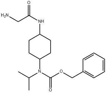 [4-(2-AMino-acetylaMino)-cyclohexyl]-isopropyl-carbaMic acid benzyl ester Struktur