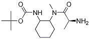 {2-[((S)-2-AMino-propionyl)-Methyl-aMino]-cyclohexyl}-carbaMic acid tert-butyl ester Struktur