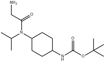 {4-[(2-AMino-acetyl)-isopropyl-aMino]-cyclohexyl}-carbaMic acid tert-butyl ester Struktur