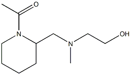 1-(2-{[(2-Hydroxy-ethyl)-Methyl-aMino]-Methyl}-piperidin-1-yl)-ethanone Struktur