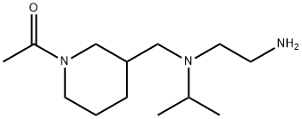 1-(3-{[(2-AMino-ethyl)-isopropyl-aMino]-Methyl}-piperidin-1-yl)-ethanone Struktur