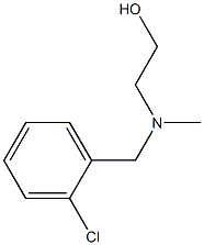 2-[(2-Chloro-benzyl)-Methyl-aMino]-ethanol Struktur