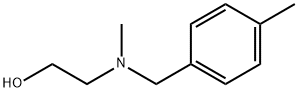 2-[Methyl-(4-Methyl-benzyl)-aMino]-ethanol Struktur