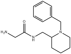 2-AMino-N-(1-benzyl-piperidin-2-ylMethyl)-acetaMide Struktur