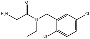 2-AMino-N-(2,5-dichloro-benzyl)-N-ethyl-acetaMide Struktur