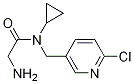 2-AMino-N-(6-chloro-pyridin-3-ylMethyl)-N-cyclopropyl-acetaMide Struktur