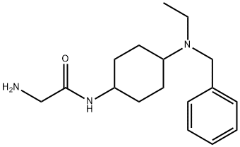 2-AMino-N-[4-(benzyl-ethyl-aMino)-cyclohexyl]-acetaMide Struktur