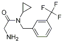 2-AMino-N-cyclopropyl-N-(3-trifluoroMethyl-benzyl)-acetaMide Struktur