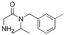 2-AMino-N-isopropyl-N-(3-Methyl-benzyl)-acetaMide Struktur