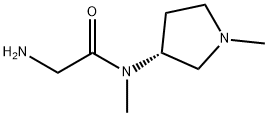 2-AMino-N-Methyl-N-((R)-1-Methyl-pyrrolidin-3-yl)-acetaMide Struktur