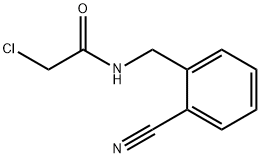 2-Chloro-N-(2-cyano-benzyl)-acetaMide Struktur