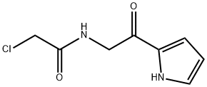 2-Chloro-N-[2-oxo-2-(1H-pyrrol-2-yl)-ethyl]-acetaMide Struktur