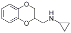 Cyclopropyl-(2,3-dihydro-benzo[1,4]dioxin-2-ylMethyl)-aMine Struktur