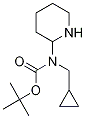 Cyclopropyl-piperidin-2-ylMethyl-carbaMic acid tert-butyl ester Struktur