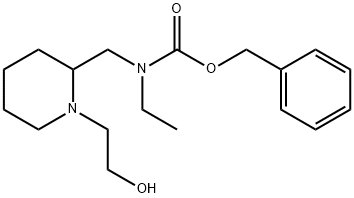 Ethyl-[1-(2-hydroxy-ethyl)-piperidin-2-ylMethyl]-carbaMic acid benzyl ester Struktur