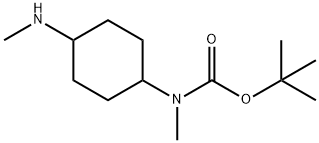 Methyl-(4-MethylaMino-cyclohexyl)-carbaMic acid tert-butyl ester Struktur