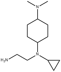 N-(2-AMino-ethyl)-N-cyclopropyl-N',N'-diMethyl-cyclohexane-1,4-diaMine Struktur
