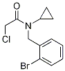 N-(2-BroMo-benzyl)-2-chloro-N-cyclopropyl-acetaMide Struktur