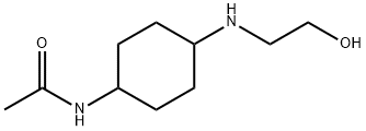 N-[4-(2-Hydroxy-ethylaMino)-cyclohexyl]-acetaMide Struktur