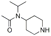 N-Isopropyl-N-piperidin-4-yl-acetaMide Struktur