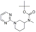 Methyl-(1-pyrimidin-2-yl-piperidin-3-yl)-carbamic acid tert-butyl ester Struktur