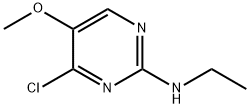 (4-Chloro-5-Methoxy-pyriMidin-2-yl)-ethyl-aMine Struktur