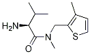 (S)-2-AMino-3,N-diMethyl-N-(3-Methyl-thiophen-2-ylMethyl)-butyraMide Struktur