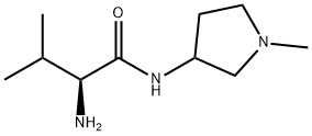 (S)-2-AMino-3-Methyl-N-(1-Methyl-pyrrolidin-3-yl)-butyraMide Struktur