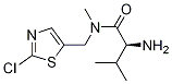 (S)-2-AMino-N-(2-chloro-thiazol-5-ylMethyl)-3,N-diMethyl-butyraMide Struktur