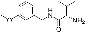 (S)-2-AMino-N-(3-Methoxy-benzyl)-3-Methyl-butyraMide Struktur