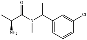 (S)-2-AMino-N-[1-(3-chloro-phenyl)-ethyl]-N-Methyl-propionaMide Struktur