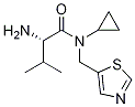 (S)-2-AMino-N-cyclopropyl-3-Methyl-N-thiazol-5-ylMethyl-butyraMide Struktur