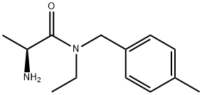 (S)-2-AMino-N-ethyl-N-(4-Methyl-benzyl)-propionaMide Struktur