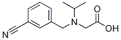 [(3-Cyano-benzyl)-isopropyl-aMino]-acetic acid Struktur