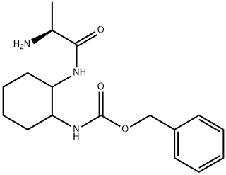 [2-((S)-2-AMino-propionylaMino)-cyclohexyl]-carbaMic acid benzyl ester Struktur