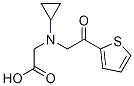 [Cyclopropyl-(2-oxo-2-thiophen-2-yl-ethyl)-aMino]-acetic acid Struktur